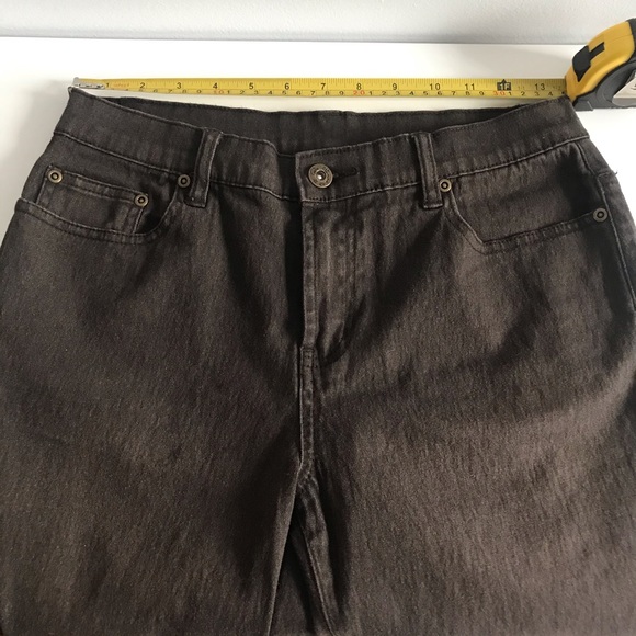 Diane Gilman Chocolate Brown Regular Rise Winter Jeans - Picture 4 of 16